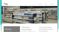 Desktop Screenshot of petosenapteekki.fi