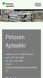 Mobile Screenshot of petosenapteekki.fi